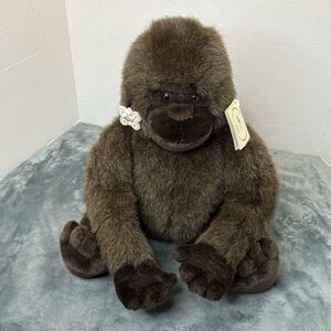 Vintage Russ Berrie & Co. Gorrbo Brown Gorilla Plush Stuffed Animal